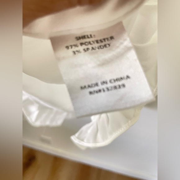 Revolve Superdown Charlee Frill Cami White Mini Dress Slip - Picture 6 of 7